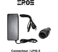 Eroz Chargeur Rapide Universel de Trottinette Électrique pour Batterie 72V Noir G