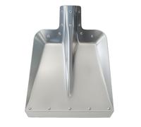 ERPINA Lot de 3 pelles en aluminium taille 9 avec bord en acier de 38 cm de large sans manche - Robuste et légère - Utilisation polyvalente dans le jardin, la cour et l'écurie - Efficace pour