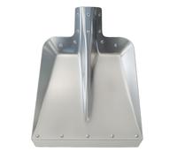 ERPINA Lot de 5 pelles en aluminium taille 5 avec bord en acier de 27 cm de large sans manche - Robuste et légère - Utilisation polyvalente dans le jardin, la cour et l'écurie - Efficace pour