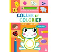 ERPM : Coller et colorier : Les animaux 2+ - Collectif - Le Ballon Eds - broché - Livre-jeu