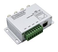 Erpmlyo Balun VidéO Passif 4CH pour CaméRas TVI CVI AHD CCTV Via Paires TorsadéEs Balun VidéO UTP éMetteur-RéCepteur 4CH BNC vers UTP RJ45