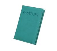 ERQIAO 1 étui de protection universel en cuir synthétique pour passeport de voyage, bleu sarcelle, Taille unique