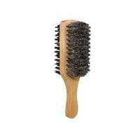 ERQIAO Brosse à cheveux en bois naturel pour homme - Brosse à cheveux double usage double face - Antistatique - Peigne de coiffure pour barbier - Outils de rasage (taille M)