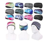 ERQIAO Cache-oreilles en polaire pour sports de plein air - Cache-oreilles - Bandeau de course à pied - Bandeau de transpiration d'hiver (6)
