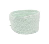 ERQIAO Coolstring Lacets plats et confortables en peluche à une seule couche de 7 mm pour femme - Lacets roses pelucheux élégants, 3942-vert clair, 7 3/8