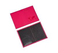 ERQIAO Couverture de passeport de voyage imprimée carte pour homme et femme - Porte-passeport - Porte-carte d'identité - Clip pour billet d'avion - Accessoires de voyage, RS., Taille unique