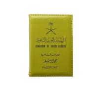 ERQIAO Étui de protection tendance pour passeport, jaune, Taille unique