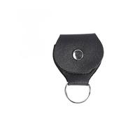 ERQIAO Étui de rangement en cuir pour médiators de guitare électrique, basse, ukulélé, 1 sac noir, Taille unique
