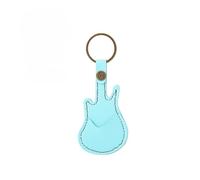 ERQIAO Médiators de guitare en cuir synthétique - Sac de rangement portable multifonction pour accessoires de guitare - 1 pièce, bleu ciel, Taille unique