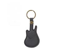 ERQIAO Médiators de guitare en cuir synthétique - Sac de rangement portable multifonction pour accessoires de guitare - 1 pièce, Noir , Taille unique