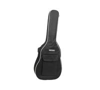 ERQIAO Sac de guitare de 5 mm d'épaisseur, rembourré, tissu Oxford, sac pour guitare électrique, noir, Talla única
