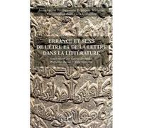 Errance et sens de l'être et de la lettre dans la littérature - Françoise Hanus - L'harmattan - broché - Essai