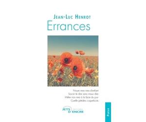 Errances - Jean-Luc Henrot - Jets D'encre - broché - Poésie