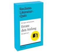 Errate den Anfang. Wie geht's los? 50 Fragen und Antworten für Büchermenschen: Literaturklassiker anhand ihres ersten Satzes erkennen - wertige Box mit 50 Quizfragen - 14-99 Jahre