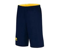 Errea Chicago Double, Short de Sport pour Homme L Bleu/Jaune