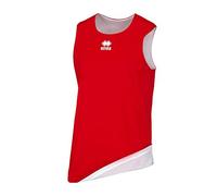 Errea Débardeur réversible Chicago T-Shirt, Rouge/Noir, S Mixte