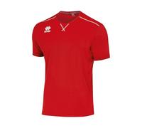 Errea Everton MC T-Shirt de Sport, Rouge, M Homme