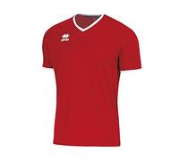 Errea Lennox Maglia MC Ad Sweatshirt, Rosso Bianco, XL Homme