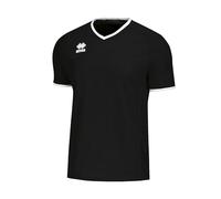Errea Lennox MC T-Shirt de Sport pour Homme L Noir Blanc