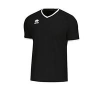 Errea Lennox MC T-Shirt de Sport pour Homme S Noir Blanc