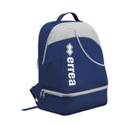 Errea LYNOS Sac à dos de sport universel avec compartiment à chaussures Taille unique Bleu marine/gris