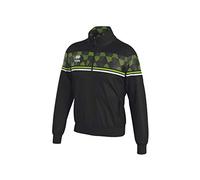 Errea fg0w0z-1954_4XL Veste Donovan, Noir/Vert/Blanc, Homme