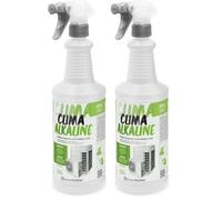 ErrecHome Clima Alkaline, Nettoyant Alcalin pour Unité Extérieure des Systèmes de Climatisation et Réfrigération, Prêt à l’Emploi, 1 L avec Gâchette (Lot de 2)