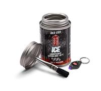 Errecom 1000 Miglia BKR 6101 Lubrifiant Chaîne de Vélo à utiliser dans Conditions de Froid Extrême jusqu'à -50°C et sur Pistes Enneigées -120 ml,Formule Fluorescente,Pot All-In-One avec brosse incluse