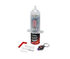 Errecom 1000 Miglia BKR 6104 DRY Cire pour Chaîne de Vélo WAX pour Conditions de Piste Sèches et Poussiéreuses, Lubrifiant protégé : pas de contact avec le Gaz Propulseur, Bag on Valve 60ml + lampe UV