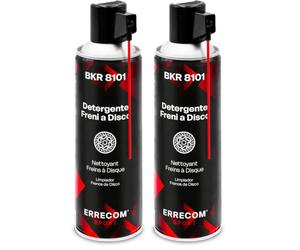 ERRECOM 1000 Miglia BKR 8101 Nettoyant Freins à Disque Vélo et Moto à Séchage Rapide, élimine Poussière, Huile et Graisse de Disque et étrier de Frein et Optimise le Freinage du Vélo, Aerosol 500 ml
