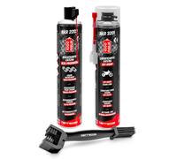 ERRECOM 1000 Miglia Clean&Lube Kit Chaîne Moto Off-Road ; Comprend Dégraissant Chaîne Cylindre Haute Pression 750mL+Lubrifiant Chaîne Moto Tout-Terrain 750mL+Huggie System+Rallonge 90°+Brosse+Gants