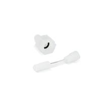 Errecom Adaptateur 1/4 SAE (O-Ring noir) + Tuyau flexible Flex Hose pour l'insertion des Additifs dans les Systèmes de Climatisation et Réfrigération