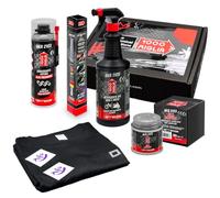 ERRECOM Bike Kit Limited Edition avec T-shirt autographié Torquato Tête et autocollant exclusifs, avec nettoyant bio vélo, dégraissant chaîne haute pression, lubrifiant chaîne sèche et All Weather