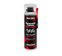 Errecom BKR 2103 Spray Dégraissant Haute Pression pour Chaîne et Pignons pour Vélo + Brosse à Poils Durs utilisable également avec connexion directe à la bouteille - 500 ml