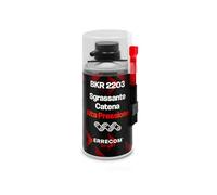 Errecom BKR 2203 Spray Dégraissant pour Chaîne Moto Haute Pression et Séchage Rapide, Bouteille Aérosol de 250 ML