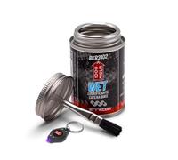 Errecom BKR 3102 Lubrifiant pour Chaîne Vélo Wet - 120 ml, pour Conditions Humides, Mouillées et Boueuses, Pot All-In-One avec Pinceau Inclus