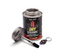 Errecom BKR 4101 DRY CÉRAMIQUE Lubrifiant Chaîne de Vélo pour Conditions de piste Sèches et Poussiéreuses - 240 ml, formule fluorescente et parfumée, Pot All-In-One avec Brosse incluse
