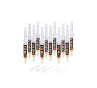 Errecom BKR 4101 DRY CÉRAMIQUE Lubrifiant Vélo pour Conditions de piste Sèches et Poussiéreuses - 144 ml (12x12 ml), Seringues + applicateurs Drop et Huggie System, formule fluorescente parfumée