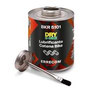Errecom BKR 5101 E-BIKE DRY Lubrifiant pour Chaîne Vélo Electrique - 900 ml, Conditions de Piste Sèches et Poussiéreuses, formule fluorescente et parfumée, Pot All-In-One avec Brosse incluse