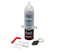 Errecom BKR 6104 DRY Cire pour Chaîne de Vélo WAX pour Conditions de Piste Sèches et Poussiéreuses, Lubrifiant protégé : pas de contact avec le Gaz Propulseur, Bag on Valve 60ml + lampe UV