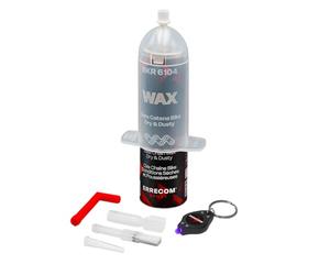 Errecom BKR 6104 DRY Cire pour Chaîne de Vélo WAX pour Conditions de Piste Sèches et Poussiéreuses, Lubrifiant protégé : pas de contact avec le Gaz Propulseur, Bag on Valve 60ml + lampe UV