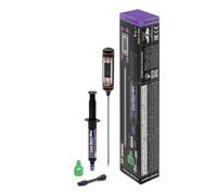 ERRECOM Cool-Shot Ultra Restaure l’Efficacité Originale du Climatiseur, Air Plus Frais, avec Thermomètre pour Vérifier la Température Avant et Après, Seringue 6mL+Adaptateur 5/16 SAE (pour R410a,R32)