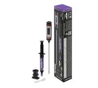 ERRECOM Cool-Shot Ultra Restaure l’Efficacité Originale du Climatiseur Automobile, Air Plus Frais, avec Thermomètre pour Vérifier la Température Avant et Après, Seringue 6 mL + Adaptateur pour R134a
