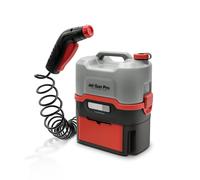 Errecom JET GUN PRO+, Nettoyeur Haute Pression Portable à Batterie avec Compartiment pour Accessoires, Réservoir d’Eau de 8 L, Tuyau Spiralé 3 m, Poids 2,9 kg