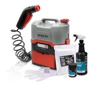 ERRECOM Kit Nettoyage Climatisation : JET GUN PRO+ Nettoyeur Haute Pression Portable, Clima-Net 1L Nettoyant Unité Intérieure/Extérieure, A/C Tabs Tablettes Climatisation, Housse Murale Wally, Gants