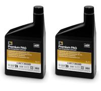 ERRECOM PAG Universal - 1 L, Lubrifiant pour Compresseurs de Climatisation automobile, y compris les Compresseurs Électriques, fonctionnant avec gaz réfrigérants R134a et R1234yf (Lot de 2)
