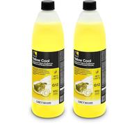 ERRECOM Yellow Cool, Liquide de Radiateur Jaune Fluorescent -30°C, antigel G12 avec Paquet d'inhibiteurs à Base Organique OAT, Prêt à l'emploi, 1 Litre (Lot de 2)