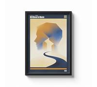 erreinge Affiche inspirée de je reviens à l'esprit Musique italienne - Impression artistique moderne avec code QR pour écouter la chanson - Papier photo 250 g - Disponible en formats A4, A3, A2