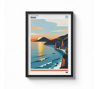 erreinge Poster Caruso Musique italienne - Impression artistique moderne avec code QR pour écouter la chanson - Papier photo 250 g - Disponible en formats A4, A3, A2