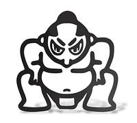 Erreinge Prespaced autocollant noir 15cm - sumo Japon OEM Tuning Jdm Dub - Vinyl Decal Sticker Mural Decal Ordinateur Portable Auto Moto Casque Camper